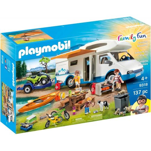 플레이모빌 PLAYMOBIL Camping Mega Set Toy & Take Along Modern Doll House