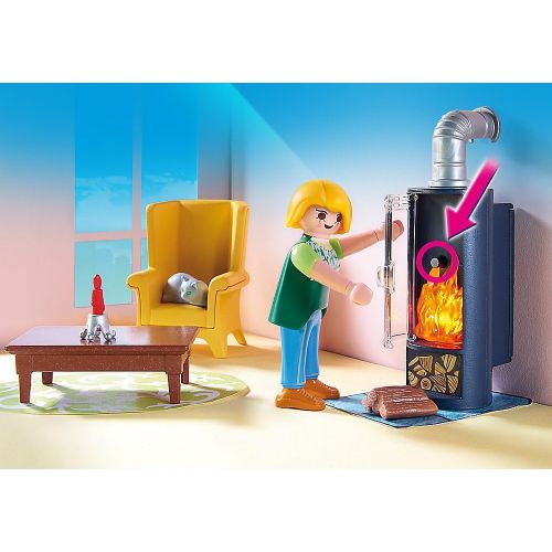 플레이모빌 PLAYMOBIL Living Room with Fireplace