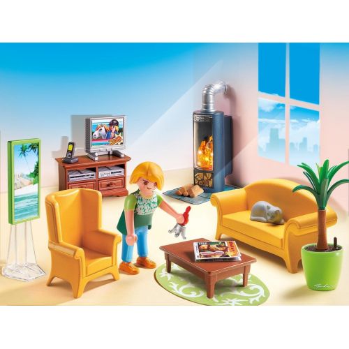 플레이모빌 PLAYMOBIL Living Room with Fireplace