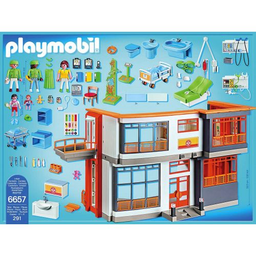 플레이모빌 PLAYMOBIL Furnished Childrens Hospital