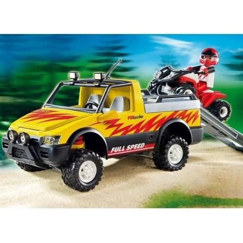 플레이모빌 PLAYMOBIL Pick-Up Truck with Quad Bike by Playmobil