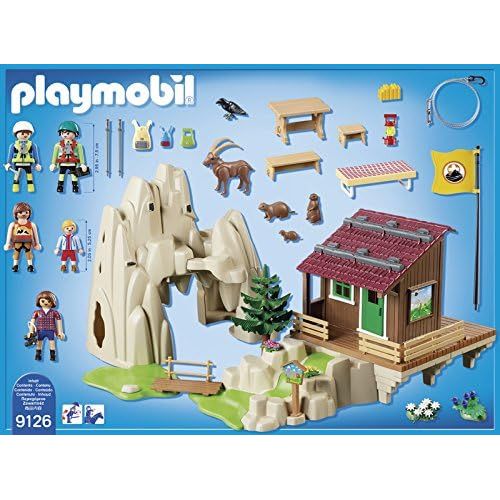 플레이모빌 PLAYMOBIL 9126 Climbing rock with mountain hut