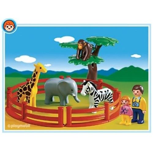 플레이모빌 PLAYMOBIL Playmobil 1.2.3 Zoo Play Set