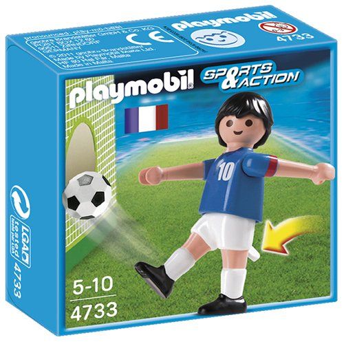 플레이모빌 PLAYMOBIL France Soccer Player Toy