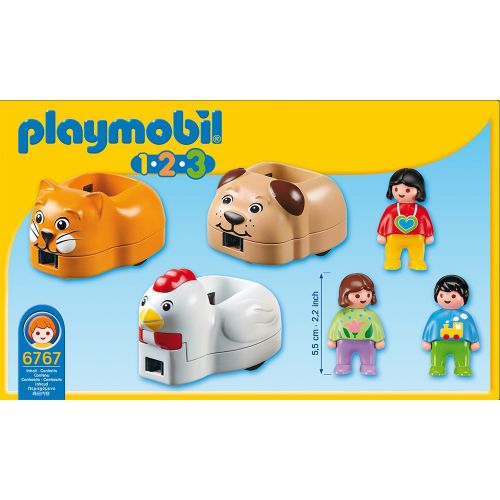 플레이모빌 PLAYMOBIL 1.2.3 Animal Train