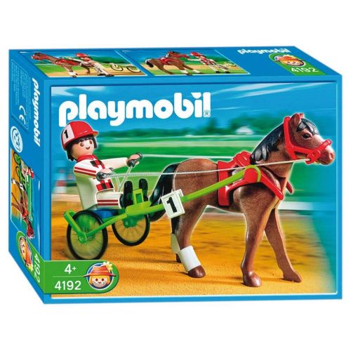 플레이모빌 PLAYMOBIL Playmobil Trotting Racer Pony Set