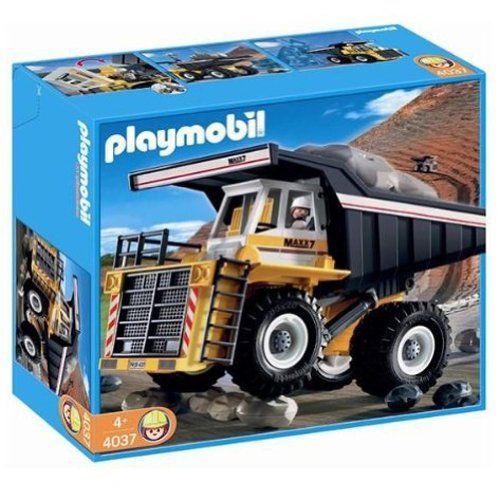 플레이모빌 PLAYMOBIL Playmobil 4037 Transport Set: Heavy Duty Dump Truck