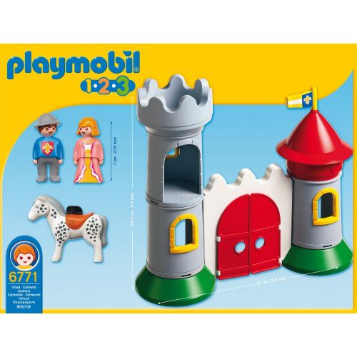 플레이모빌 PLAYMOBIL 1.2.3 My First Knights Castle