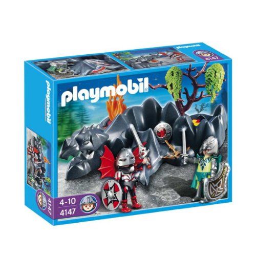 플레이모빌 PLAYMOBIL Playmobil 4147 Dragon Rock Compact Set with Knights