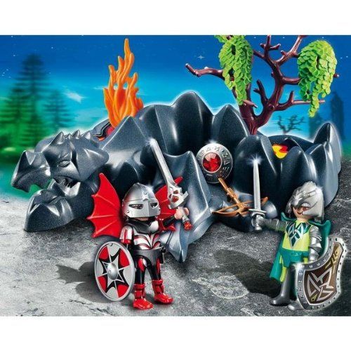 플레이모빌 PLAYMOBIL Playmobil 4147 Dragon Rock Compact Set with Knights