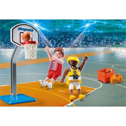 플레이모빌 PLAYMOBIL Basketball Carrying Case Playset