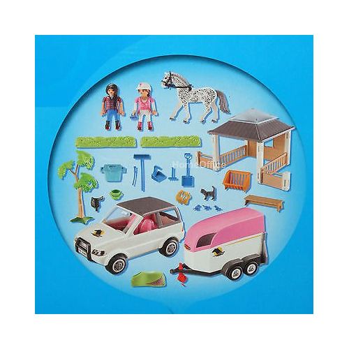 플레이모빌 PLAYMOBIL 5667 stables with horse transporter