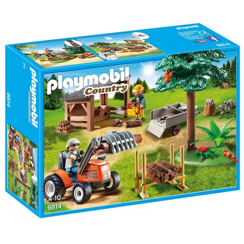 플레이모빌 PLAYMOBIL Lumber Yard with Tractor