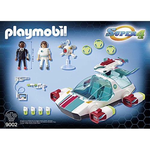 플레이모빌 PLAYMOBIL Playmobil 9002 Super 4 FulguriX with Agent Gene