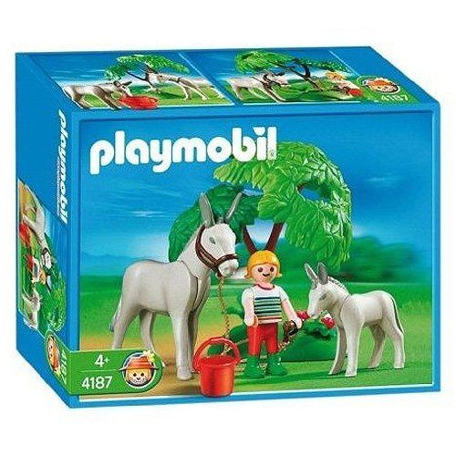 플레이모빌 PLAYMOBIL Playmobil Donkey with Foal