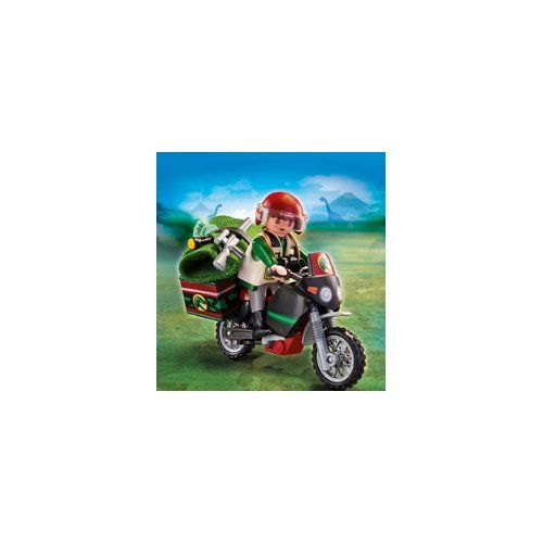 플레이모빌 PLAYMOBIL Explorer with Motorcycle