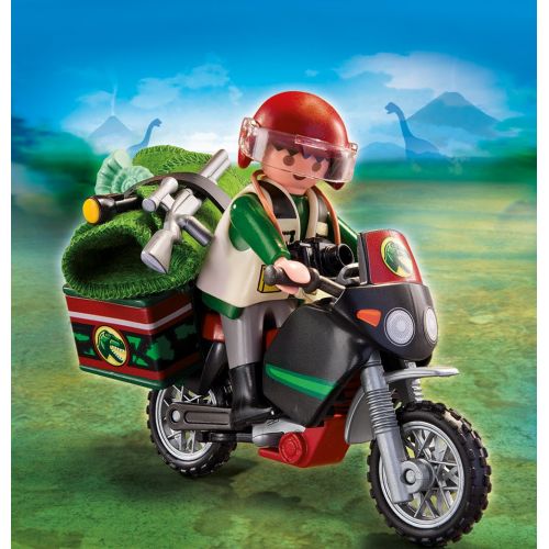 플레이모빌 PLAYMOBIL Explorer with Motorcycle