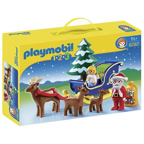 플레이모빌 PLAYMOBIL Santa Claus with Reindeer Sleigh
