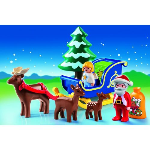 플레이모빌 PLAYMOBIL Santa Claus with Reindeer Sleigh