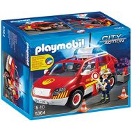 PLAYMOBIL Fire Chiefs Car with Lights & Sound Set