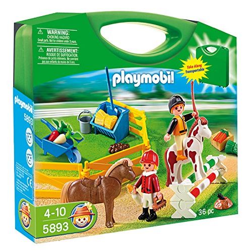 플레이모빌 PLAYMOBIL Playmobil Pony Farm Carrying Case Playset