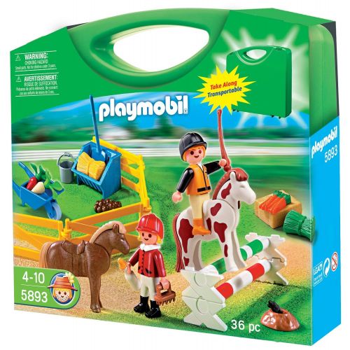 플레이모빌 PLAYMOBIL Playmobil Pony Farm Carrying Case Playset