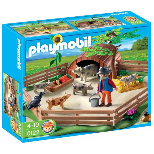 플레이모빌 PLAYMOBIL Pig Pen Playset