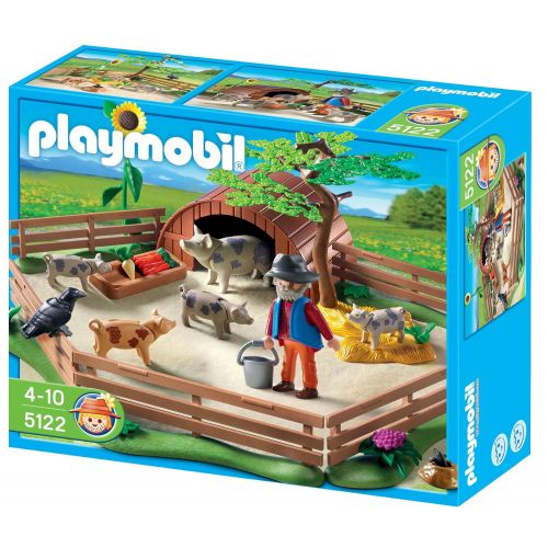 플레이모빌 PLAYMOBIL Pig Pen Playset