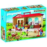 PLAYMOBIL Playmobil 4897 Country Take Along Farm with Carry Handle and Fold-Out Stables - Multicolor
