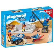 PLAYMOBIL Construction Site SuperSet Building Kit