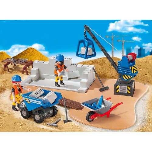 플레이모빌 PLAYMOBIL Construction Site SuperSet Building Kit