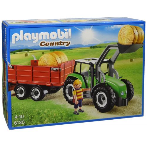 플레이모빌 PLAYMOBIL 6130 Country Large Tractor with Trailer