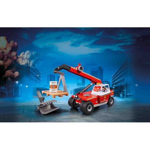 플레이모빌 PLAYMOBIL 9465 Fire Department Telescope Crane - New 2018