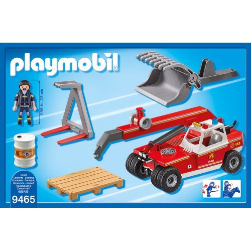 플레이모빌 PLAYMOBIL 9465 Fire Department Telescope Crane - New 2018