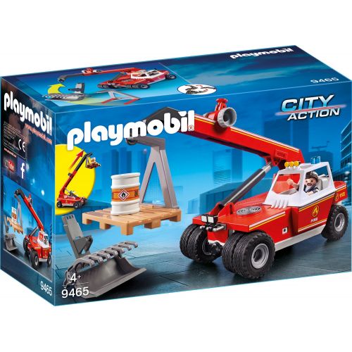 플레이모빌 PLAYMOBIL 9465 Fire Department Telescope Crane - New 2018