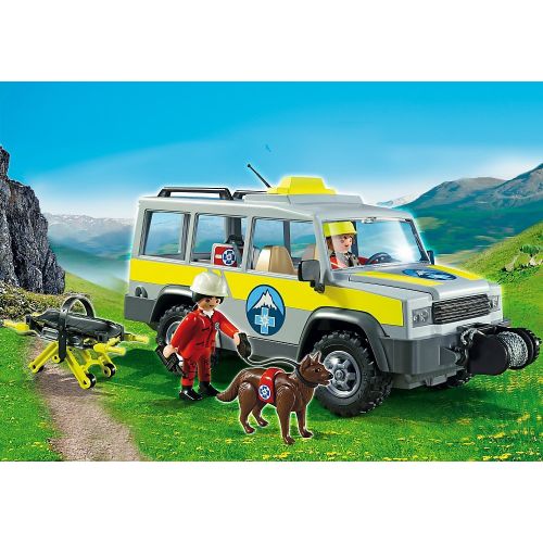 플레이모빌 PLAYMOBIL Mountain Rescue Truck Playset