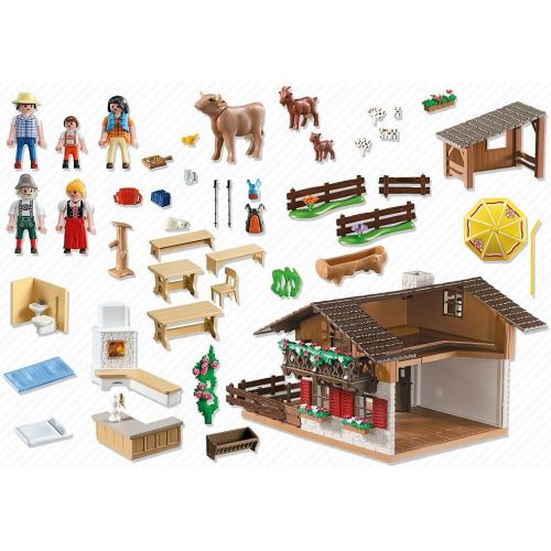 플레이모빌 PLAYMOBIL 5422 Alpine Lodge Playset