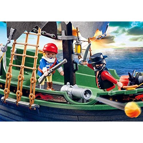 플레이모빌 PLAYMOBIL Pirates Ship with RC Underwater Motor