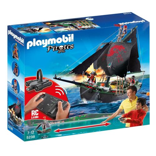 플레이모빌 PLAYMOBIL Pirates Ship with RC Underwater Motor