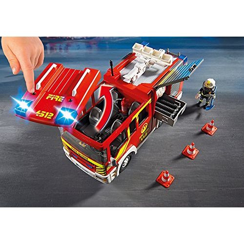 플레이모빌 PLAYMOBIL Fire Engine with Lights and Sound