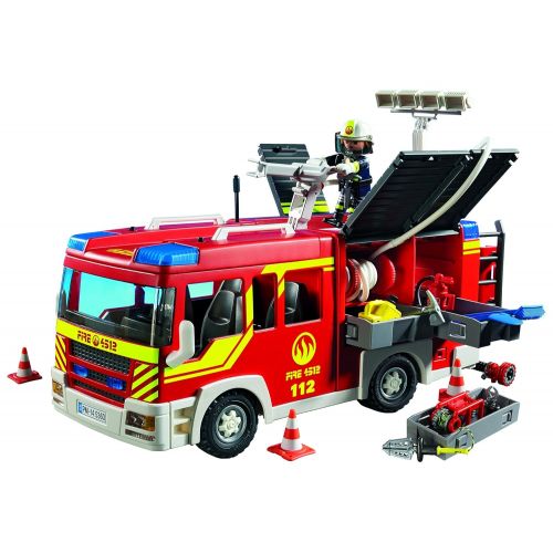 플레이모빌 PLAYMOBIL Fire Engine with Lights and Sound