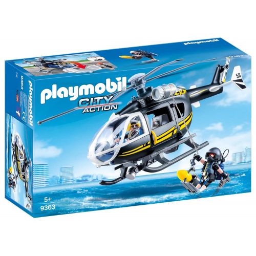 플레이모빌 PLAYMOBIL 9363 SWAT Team helicopter - NEW 2018