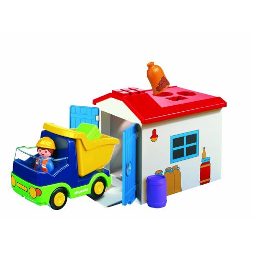 플레이모빌 PLAYMOBIL 1.2.3 Truck with Garage