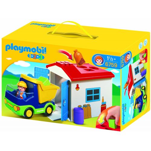 플레이모빌 PLAYMOBIL 1.2.3 Truck with Garage