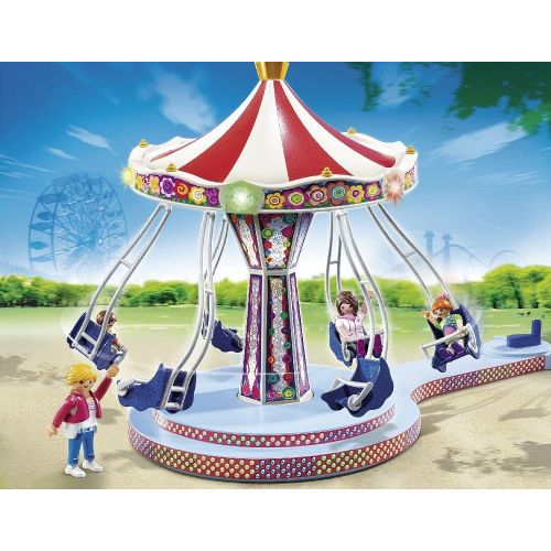 플레이모빌 PLAYMOBIL 5548 Summer Fun Chain carousel with colourful lighting