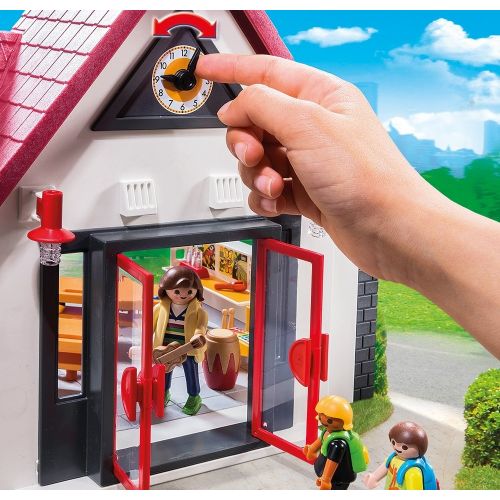 플레이모빌 PLAYMOBIL 6865 City Life School House with Moveable Clock Hands