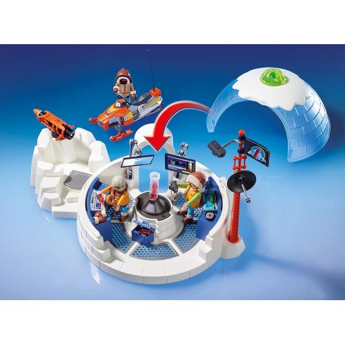 플레이모빌 PLAYMOBIL Arctic Expedition Headquarters Playset, Multicolor