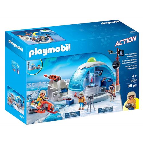 플레이모빌 PLAYMOBIL Arctic Expedition Headquarters Playset, Multicolor