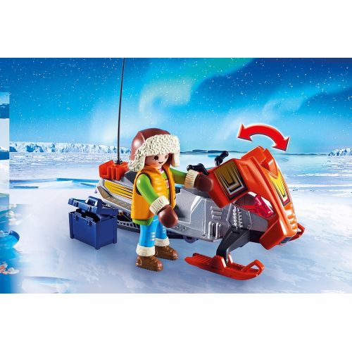 플레이모빌 PLAYMOBIL Arctic Expedition Headquarters Playset, Multicolor