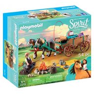 PLAYMOBIL Spirit Riding Free Luckys Dad with Covered Wagon